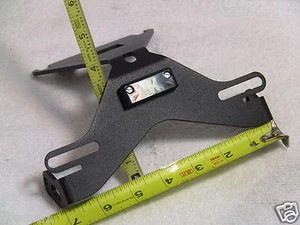 Aprilia RSV4 FENDER ELIMINATOR TAIL TIDY PLATE LIGHT BLACK 2009 - 2019 - Picture 1 of 1