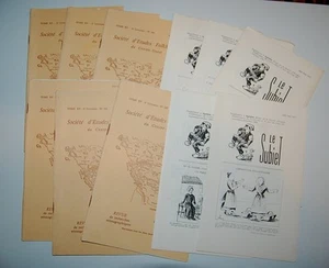 SOCIETE D'ETUDES FOLKLORIQUES DU CENTRE OUEST + LE SUBIET 1981 komplettes Jahr - Bild 1 von 1