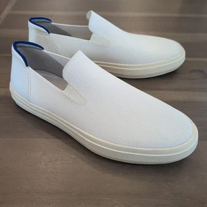 Rothy’s The City Slip On Sneaker in White - W9.5/M8 New W/Out Box - Picture 1 of 10