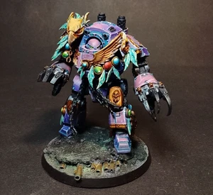 Painted Converted Emperor's Children Contemptor Dreadnought with two GravisFists - Picture 1 of 8