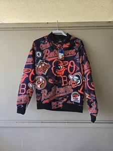 Baltimore Orioles All Over Print Pro Standard Cooperstown Collection Jacket Med - Picture 1 of 5