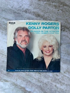 COUNTRY 1983 KENNY ROGERS DOLLY PARTON - ISLANDS IN THE STREAM - 45 RPM NM+ PS - Bild 1 von 4