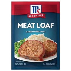 McCormick Meat Loaf Mix 1,5 oz mix di condimento facile fatto in casa tutte le spezie naturali - Foto 1 di 8