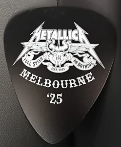 Metallica Jumbo Giant Guitar Pick Pop Up Store MELBOURNE Australia New 2025 - Bild 1 von 6