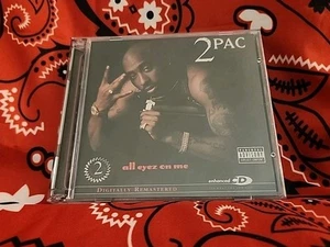 2Pac All Eyez On Me 2 CD Set 2004 Remastered Double Album Death Row Records Suge - Picture 1 of 17