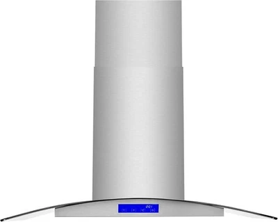 COSMO COS-668ICS900 36 in. Lumin Collection 380 CFM Ducted Island Range Hood - Image 1 of 4