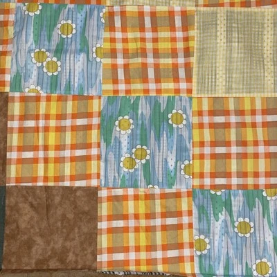 Детский игровой коврик 36x36 скатерть для маленького стола стеганая ручная работа богемное цветное - Изображение 1 из 3