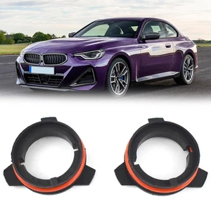 2 H7 Adapters for LED Headlights Compatible with For BMW E39 Series Cars - Picture 1 of 12