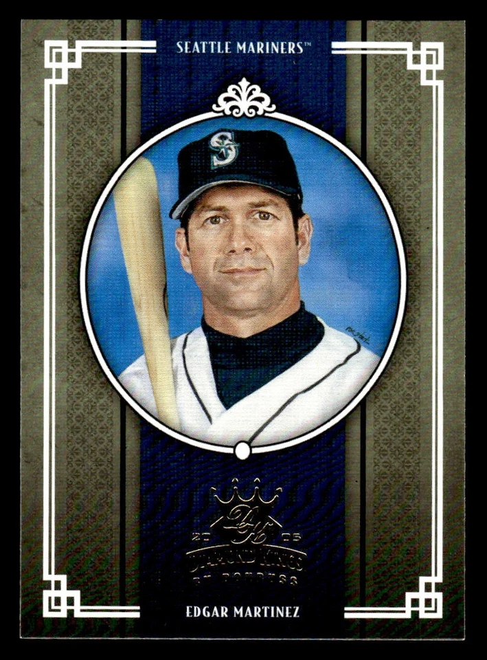 2005 Donruss Diamond Kings #201 Edgar Martinez Card Seattle Mariners - Image 1 of 2