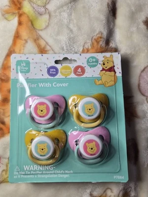 Pack de 4 chupetes bebé Winnie the Pooh - Nuevos Foto 1 de 4