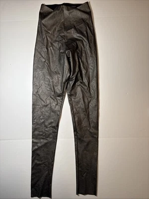 Commando Perfect Control Faux Leather Leggings Womens Gray S High Rise Shaping - Image 1 of 4