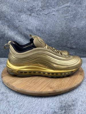 Nike Air Max 97 Shoes Mens Size 9 Metallic Gold Black White Bullet CT4556-700 OG - Image 1 of 4