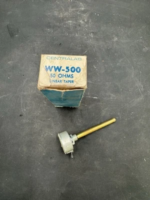 CENTRALAB,WW-500,POTENCIÓMETRO 50 OHMS Foto 1 de 3