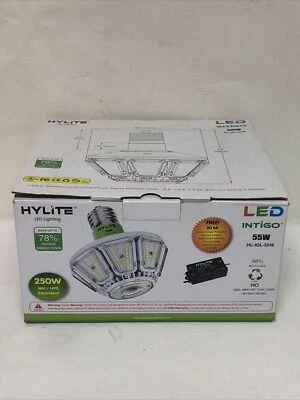 HYLITE HL-IDL-55W-E39-30K LED DN Light Repl Lamp for 250W HID, 55W, 7785 - Image 1 of 4