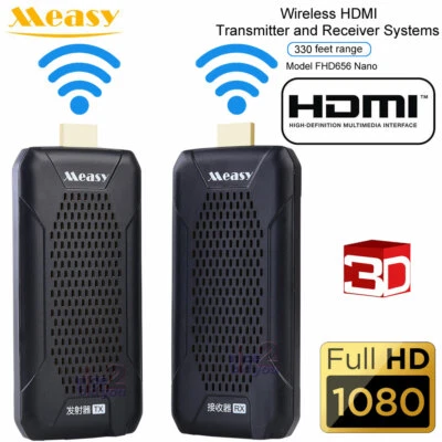 Measy FHD656 Nano 1080P Wireless HDMI Video Transmitter Receiver AV System WiFi - Image 1 of 4