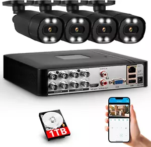 KERUI Wireless 2MP Two Way Audio IP Security Camera System 8CH NVR WIFI 1TB HDD - Picture 1 of 12