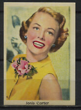 Janis Carter Vintage Dutch Movie Film Star Trading Card