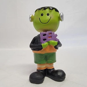 Wackelkopf Halloween Frankenstein Monster Figur hält EEK Dekoration Deko - Bild 1 von 10