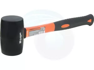 Medium Size Rubber Mallet 16oz 450g Hammer Fiberglass TPR Handle Grip - Picture 1 of 5