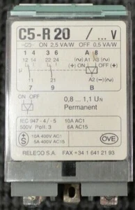 Releco C5-R20/AC 115V MR-C Industrial Relay 10A 11 Pin 115V Coil - Picture 1 of 8