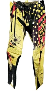 Fox Racing 360 Vegas Riot Pants OffRoad Motorcross Yellow/Red Men's 30 32 36 NWT - Picture 1 of 10