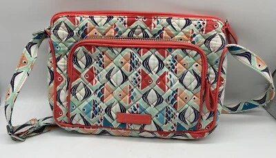 Bandolera Vera Bradley Go Fish Coral Foto 1 de 4
