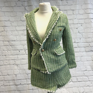 Forevayoung Green Short Suit Small Approx UK Size 8- Small 10 -See measurements