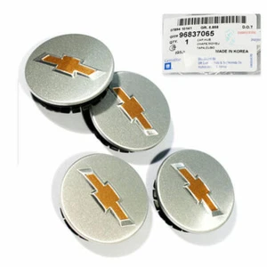Emblema plateado de 18"" 19"" 4 piezas para GM Chevrolet Captiva 2011 + piezas fabricante de equipos originales - Imagen 1 de 1