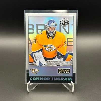 2020-21 O-Pee-Chee Platinum CONNOR INGRAM #R-97 Marquee rookie Retro Rainbow RC - Image 1 of 4