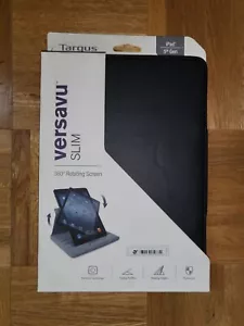 Funda delgada Targus, iPad 5ta generación Versavu 360 pantalla giratoria negra - Imagen 1 de 2