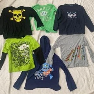 Camisa de niño manga larga 5T (paquete de 6)(208) - Imagen 1 de 7