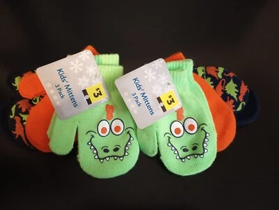 Pack de dos (2) guantes de dinosaurio para niños Foto 1 de 2