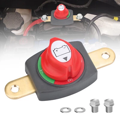 OCTODER Top Post Battery Disconnect Switch 12-48V Battery Cut Master Switch Isolator