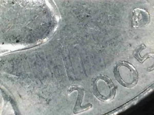 2005D Jefferson Nickel With Die Clash on The Obv. side And Cuds On The Rev.side - Picture 1 of 11