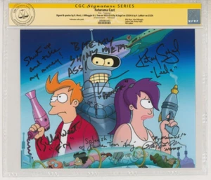 CGC SS Futurama FIRMATO X5 foto Billy West John DiMaggio Katey Sagal Lauren Tom - Foto 1 di 1