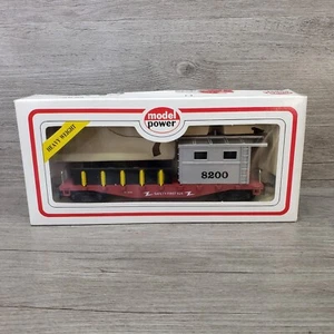 Model Power 40' Work Caboose w/ Tool Boxes & Knuckle Couplers #98200 Safety HO S - Picture 1 of 6