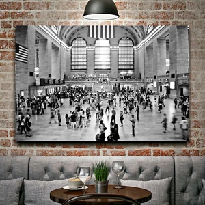 GRAND CENTRAL TERMINAL NEW YORK Print Home Wall Art Decor Elegant POSTER CANVAS - Picture 1 of 11