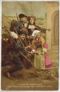 Carte Postale Militaire-Chasseurs Alpins-Diables bleus-Strasbourg-Réf.6 - Imagen 1 de 2