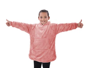 VENTA LIQUIDACIÓN Niños Niños Sudadera con Capucha Manta Felpa Sherpa Reversible Con Capucha - Imagen 1 de 11