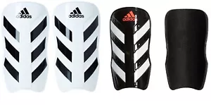 Adidas Everlesto Football Soccer Shin Pads Black White S M L - Picture 1 of 2