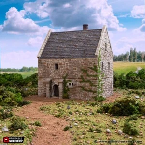 Norman Stone Manor - King and Country - Printable Scenery Terrain Wargaming D&D - Picture 1 of 8