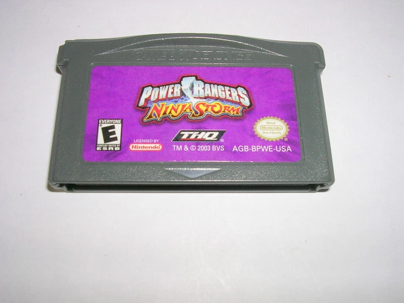 Power Rangers Ninja Storm (Nintendo Game Boy Advance GBA) оригинальная игра - Изображение 1 из 1