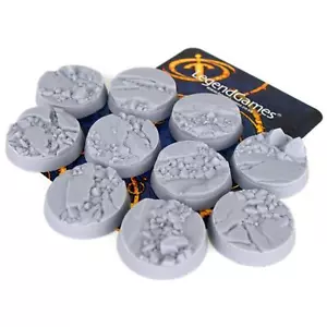 Wargaming Bases - Natural Rock and Stone - 25mm - Warhammer TTRPG - Picture 1 of 2