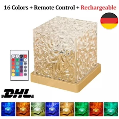 16 Farben RGB Projektor Lampe Würfel Nordnächtliche Lichter Ozean Welle Aurora - Bild 1 von 4