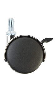 Ruedas giratorias de 3 ruedas gemelas para portaequipajes con rueda de freno - Imagen 1 de 2