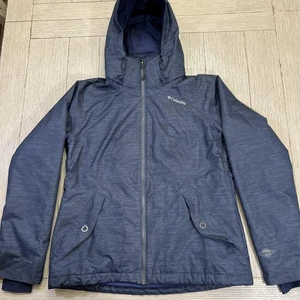 Columbia Jacket Womens Large Omni-Tech Omni-Heat Hooded Waterproof Insulated Ski - Picture 1 of 10
