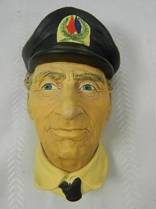 Bossons Testa di Gesso Congleton Inghilterra - Capitano di Mare - Ritirato 1972 Decorazione Parete - Foto 1 di 9