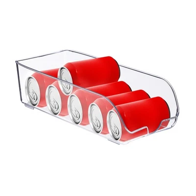 2 x Kühlschrank Organizer Küchen Organizer transparent Kühlschrankbox mit Griff - Bild 1 von 4