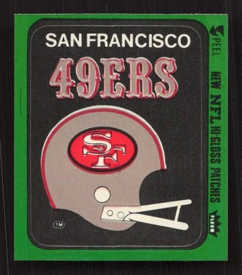 1977 Fleer Team Action #NNO San Francisco 49ers Helmet - Image 1 of 2