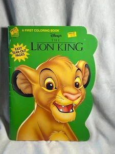 1994 Disney's The Lion King Golden Coloring Book Un-colored! - Picture 1 of 5